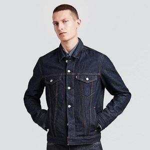 Levi’s Raw Unwashed Demin Trucker Jacket NWT